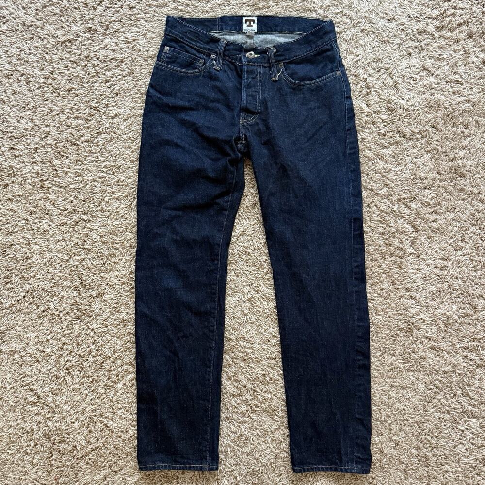 Tellason White Oak Cone Denim Jeans Selvedge Ladbroke Slim Tapered Men’s Size 30